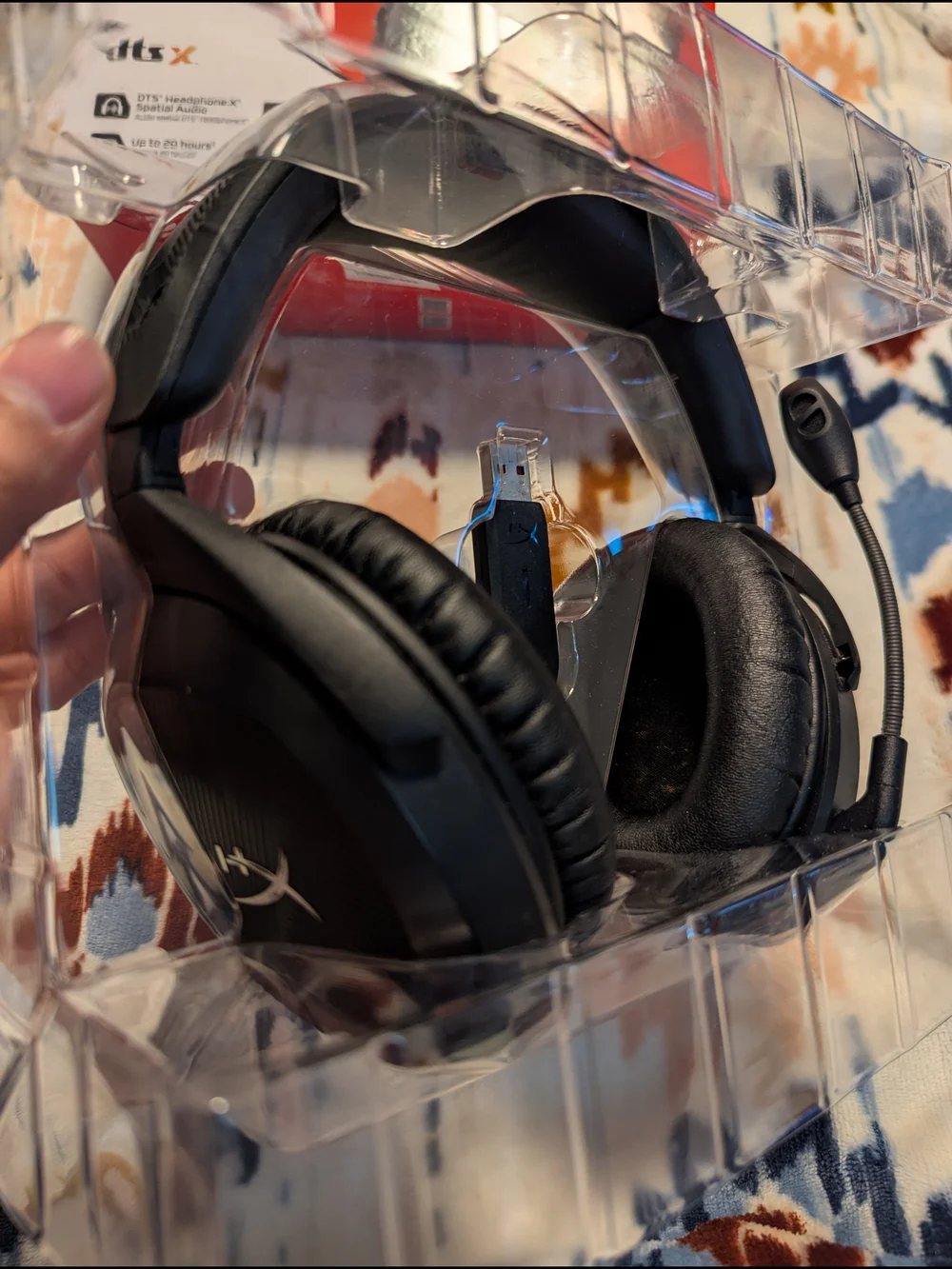 Hype Wireless Over-Ear Gaming Headset with Mic - Black